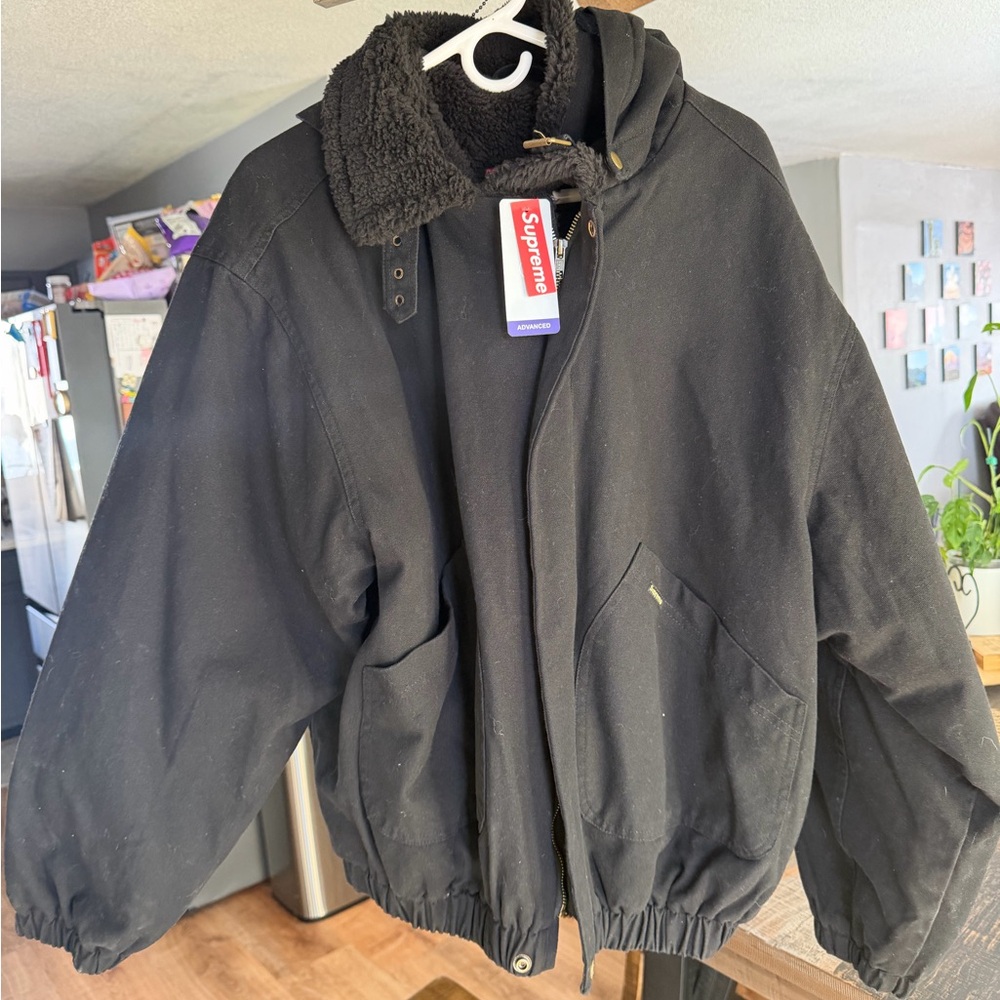Supreme Black Bomber Jacket
